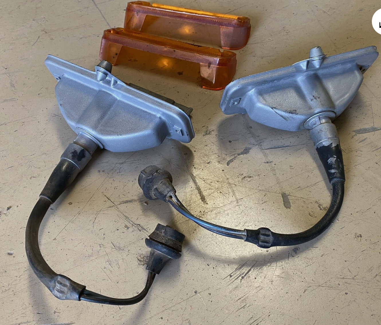 1958-59 Chevy Truck Original Front Park light And Turn Signal