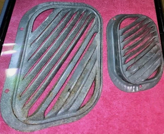 1955-59 GMC And CHEVY Trucks Inside Vent Grills Used R & L Sides
