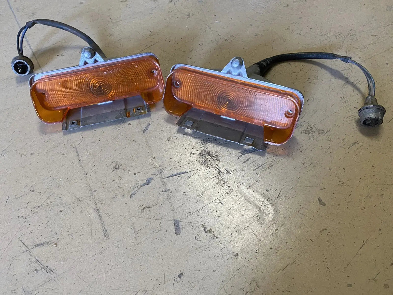 1958-59 Chevy Truck Original Front Park light And Turn Single. DAVES CLASSIC TRUCK PARTS