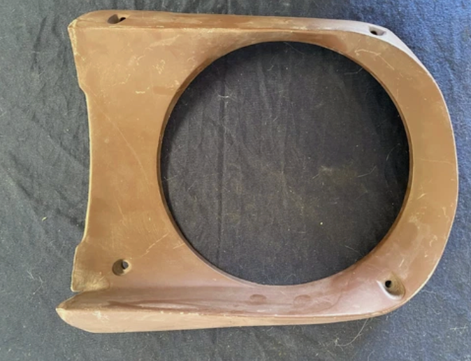 1966 Ford Mustang headlight door bezel left side DAVES CLASSIC TRUCK PARTS