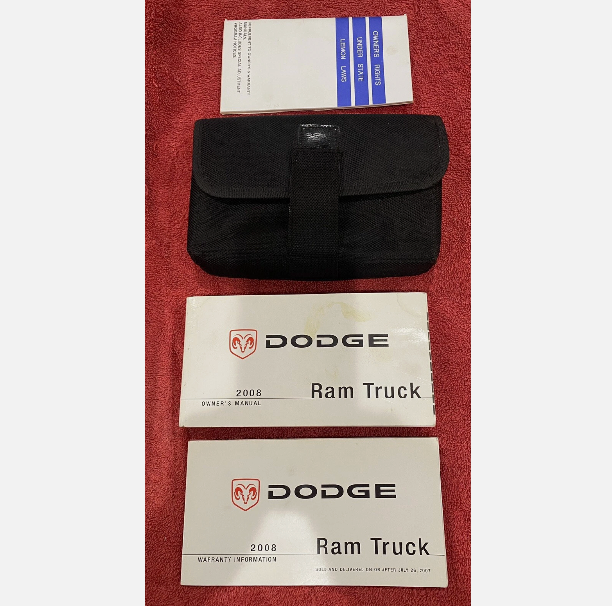 Dodge Ram 2008 Owners Manual Warranty Information Book DAVES CLASSIC TRUCK PARTS