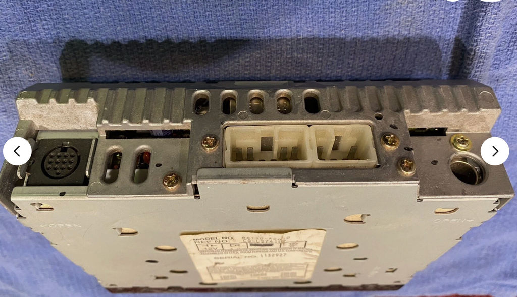 Toyota Original AM FM Radio With Cassette Model no 86120-ACO10 DAVES CLASSIC TRUCK PARTS