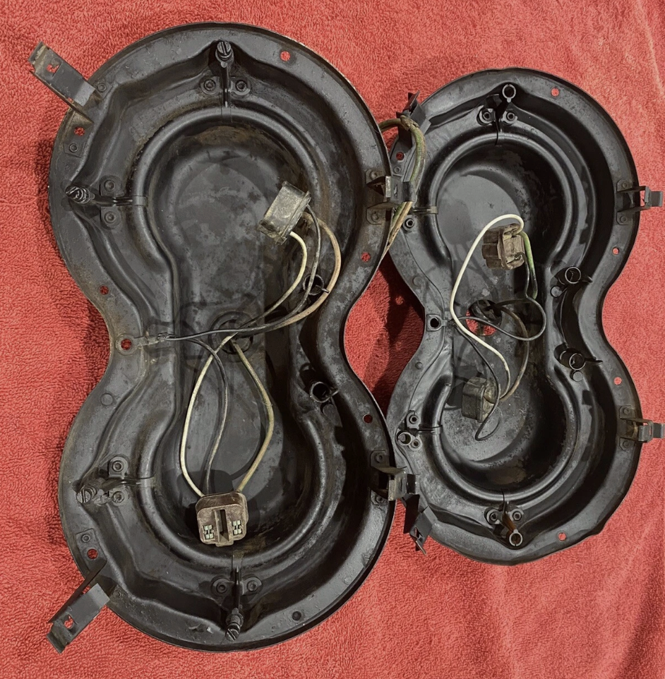 1958-59 Vintage Duel Headlight Buckets Right and Left DAVES CLASSIC TRUCK PARTS