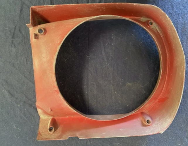 1966 Ford Mustang headlight door bezel left side DAVES CLASSIC TRUCK PARTS