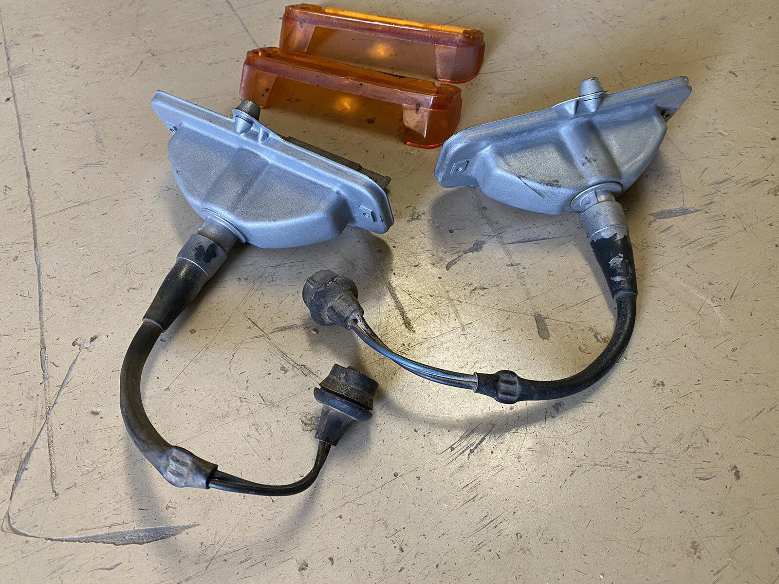 1958-59 Chevy Truck Original Front Park light And Turn Single DAVES CLASSIC TRUCK PARTS