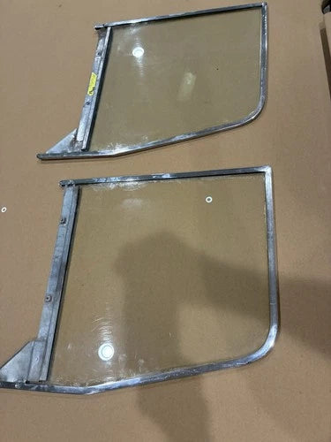 2 Door Glass Frame Assembly Chrome 1955-1959 Chevy Truck DAVES CLASSIC TRUCK PARTS