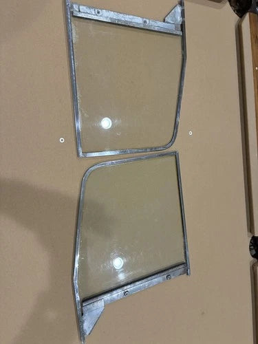 2 Door Glass Frame Assembly Chrome 1955-1959 Chevy Truck DAVES CLASSIC TRUCK PARTS