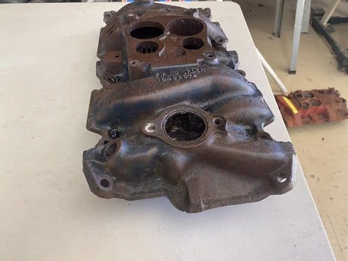 4 Barrel Carburetor Intake Manifold for Chevrolet DAVES CLASSIC TRUCK PARTS